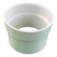 PVC pipe coupling reducer fitting used for drainage and plumbing connections