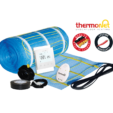 ThermoNet electric underfloor heating mat kit with thermostat and accessories